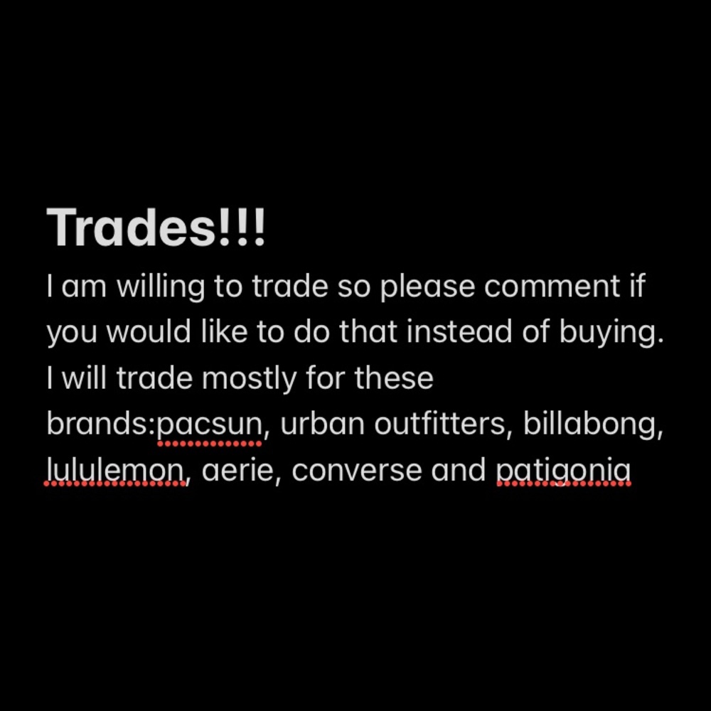 Trades!!